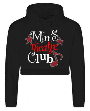 Minis Theatre Club Cropped Pullover Hoodie