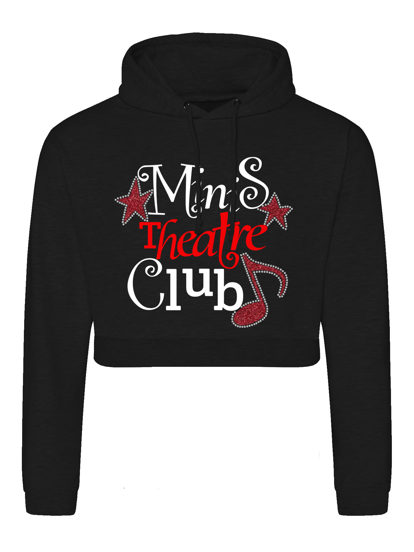 Minis Theatre Club Cropped Pullover Hoodie