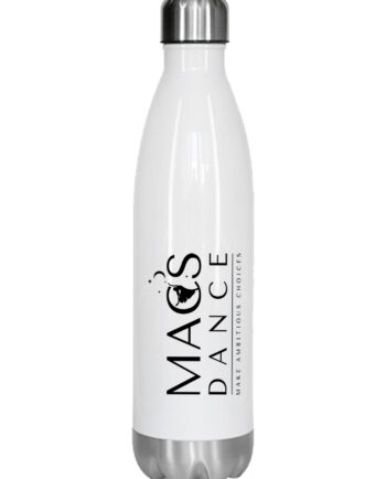 MACS Dance Tall White Water Bottle