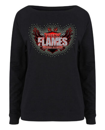 Phoenix Flames Cheerleaders Slouch Sweatshirt