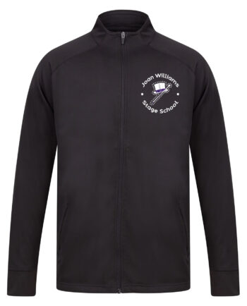 Joan Williams Stage School Black Zipped Tracksuit Jacket