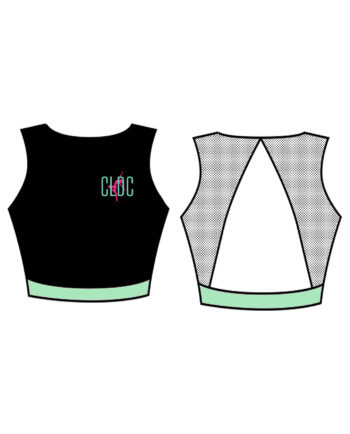Cerys Lewis Dance Company Style 10 Custom Lycra Crop Top - **CUSTOM LYCRA 6-8 WEEK LEAD TIME**