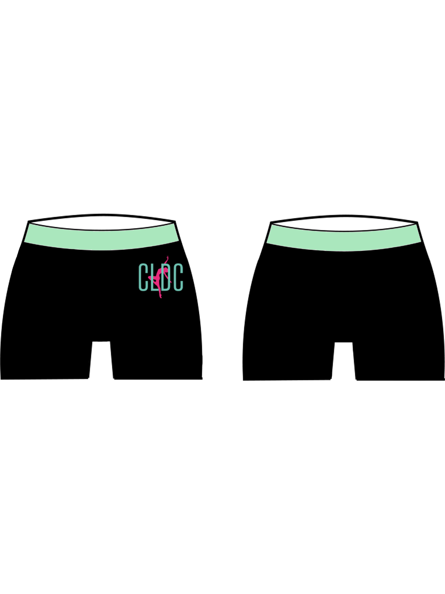 Cerys Lewis Dance Company Custom Lycra Shorts - **CUSTOM LYCRA 6-8 WEEK LEAD TIME**