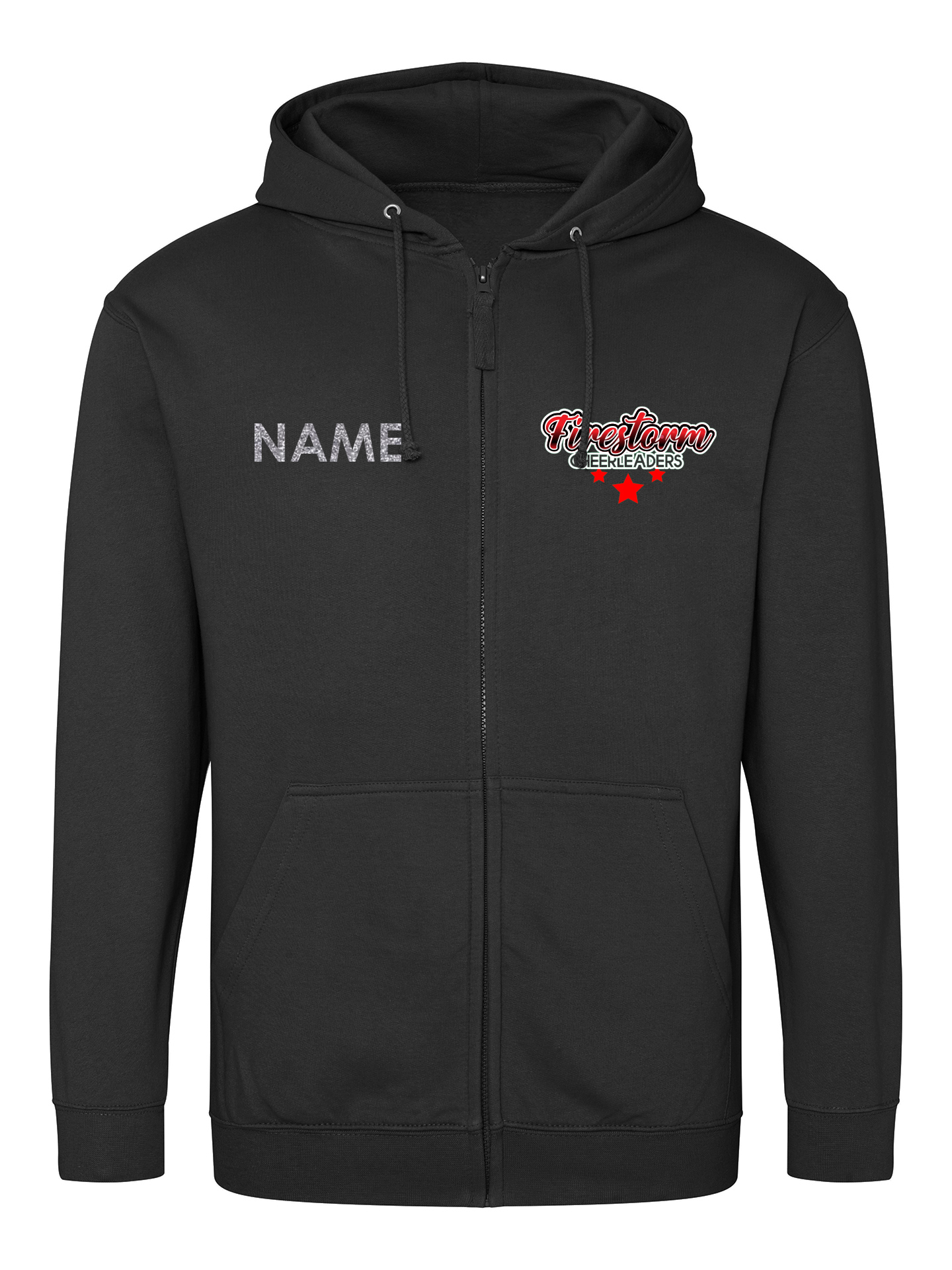Firestorm Cheerleaders Zipped Hoodie