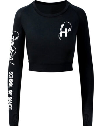 Holly's School Of Dance Long Sleeve Crop Top