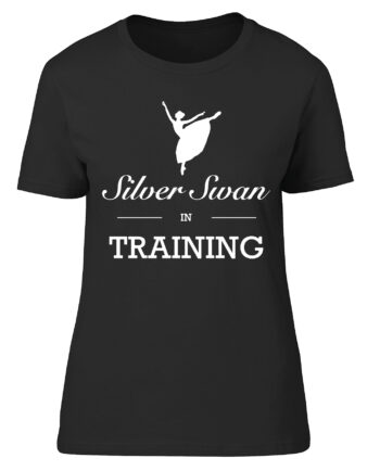Janet Lomas School Of Dancing Silver Swans in Training Fitted T-Shirt