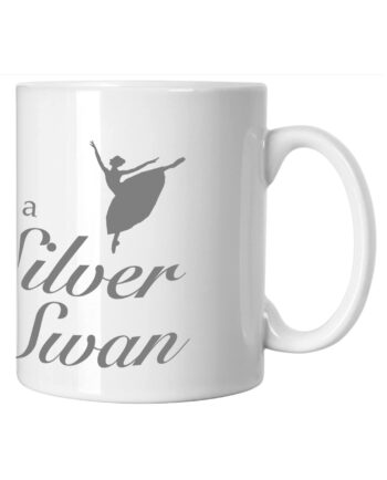 Janet Lomas School Of Dancing Silver Swans Mug