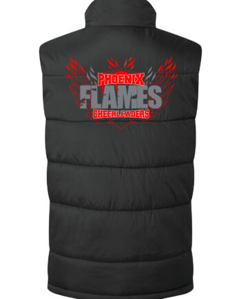 Phoenix Flames Cheerleaders Padded Bodywarmer