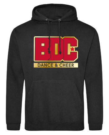 BDC Red And Gold Print Rec Pullover Hoodie
