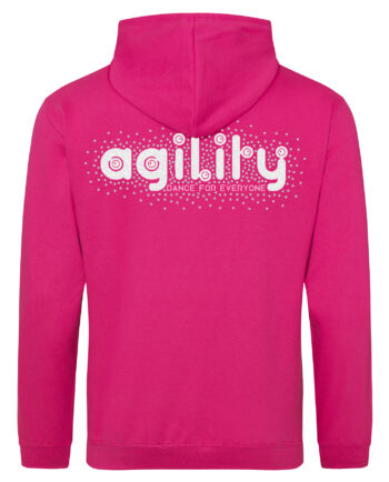 Agility Dance Glitter & Rhinestone Zipped Hoodie