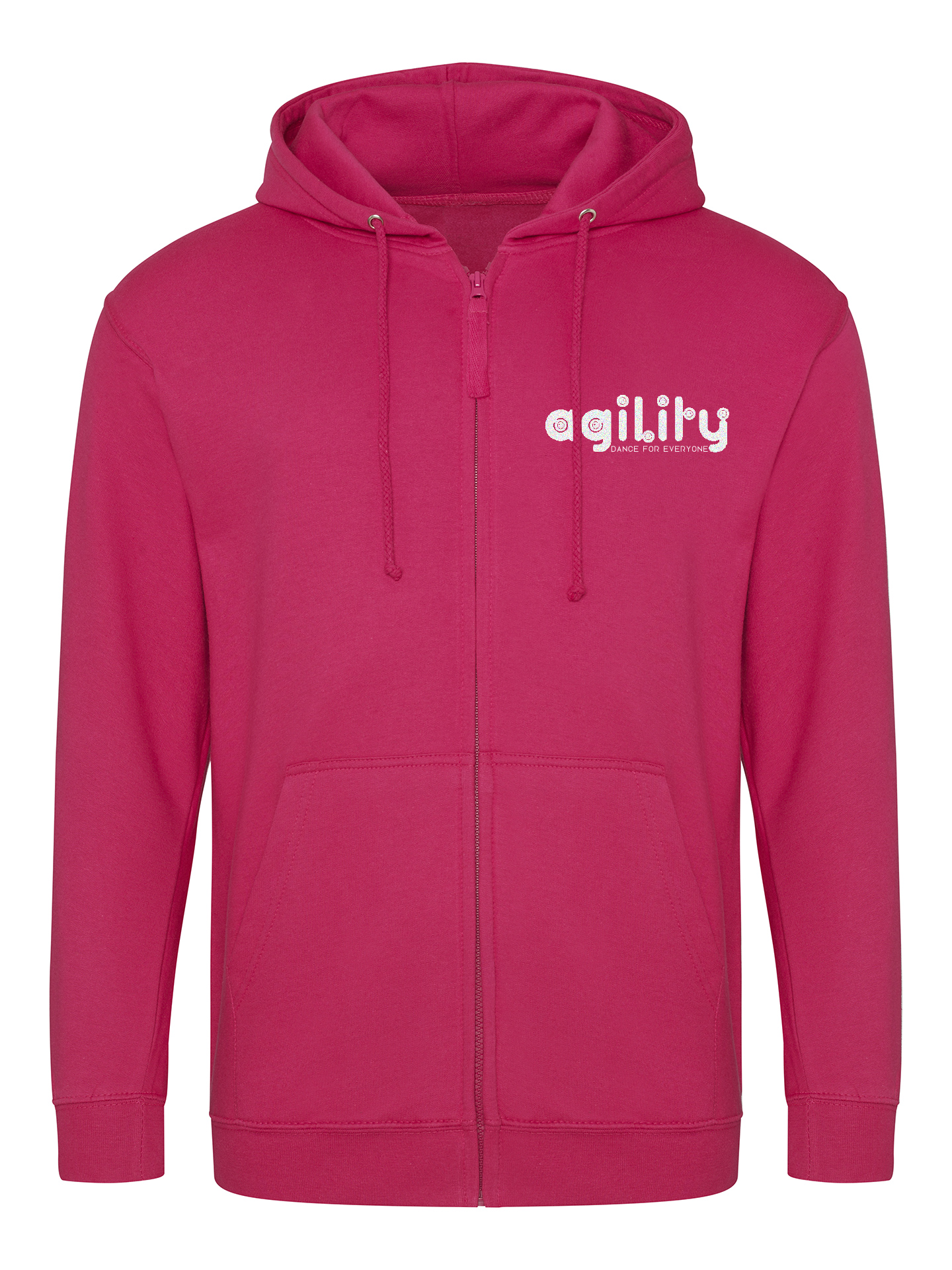 Agility Dance Glitter & Rhinestone Zipped Hoodie - Image 2