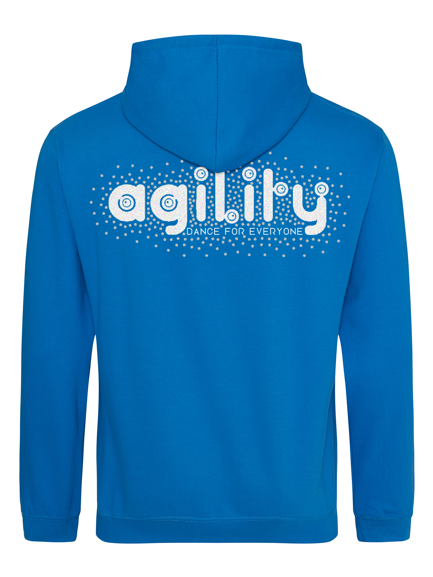 Agility Dance Glitter & Rhinestone Zipped Hoodie - Image 3