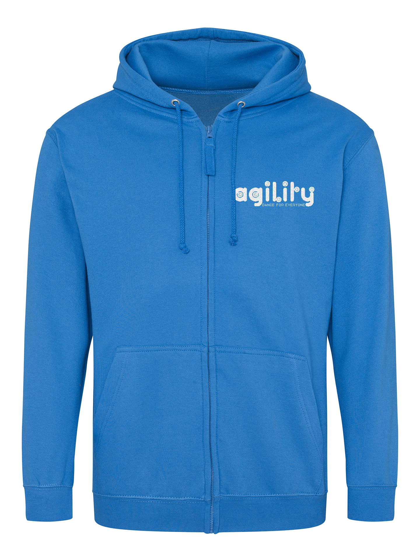 Agility Dance Glitter & Rhinestone Zipped Hoodie - Image 4