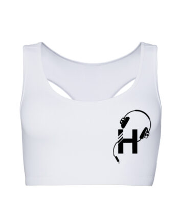 Holly's School of Dance White Sports Bra