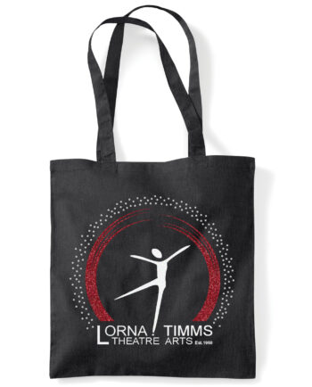 Lorna Timms Theatre Arts Glitter Print Tote Bag