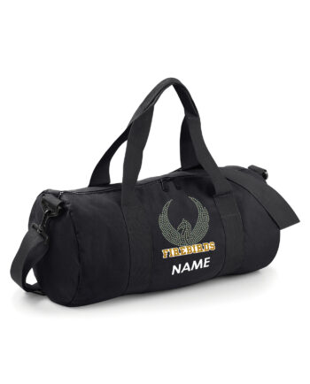Firebirds Cheerleading Rhinestone Barrel Bag
