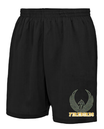 Firebirds Cheerleading Rhinestone Cool Shorts