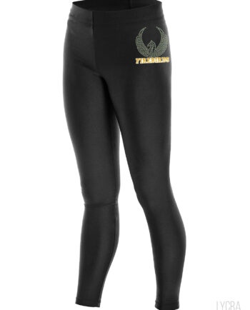 Firebirds Cheerleading Rhinestone Lycra Leggings