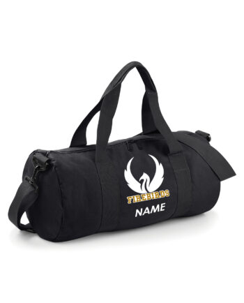 Firebirds Cheerleading Print Barrel Bag