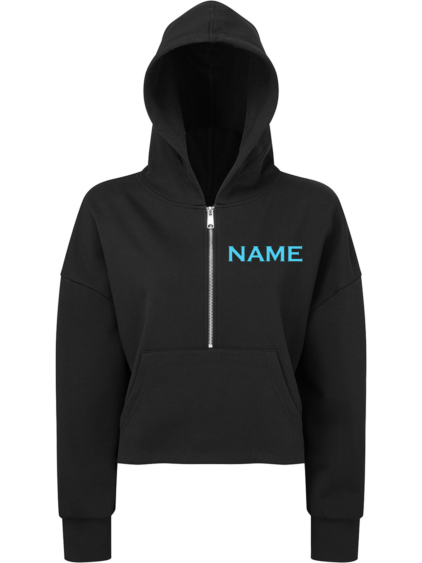 Raie Copp Academy 1/2 Zip Oversized Hoodie - Image 2