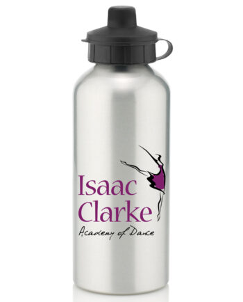 Isaac-Clarke Academy Of Dance Silver Water Bottle