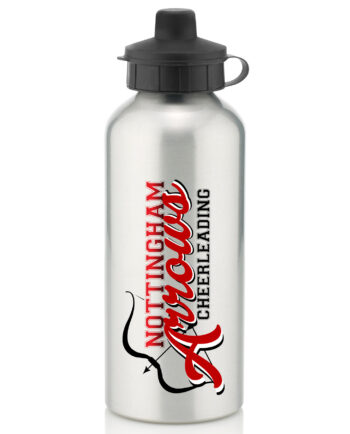 Nottingham Arrows Cheerleading Silver Water Bottle
