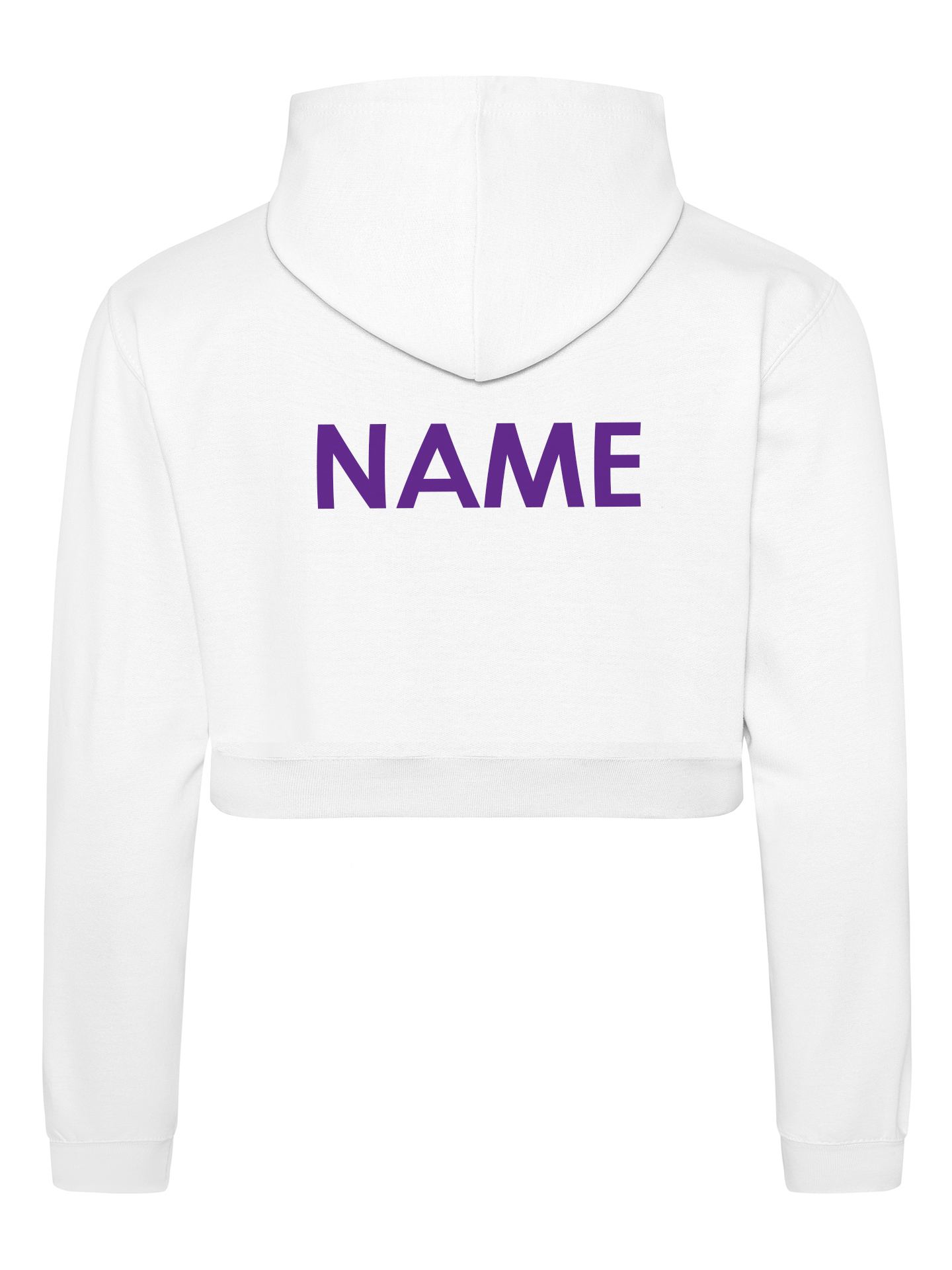 Little Theatre Company White Cropped Hoodie - Image 2