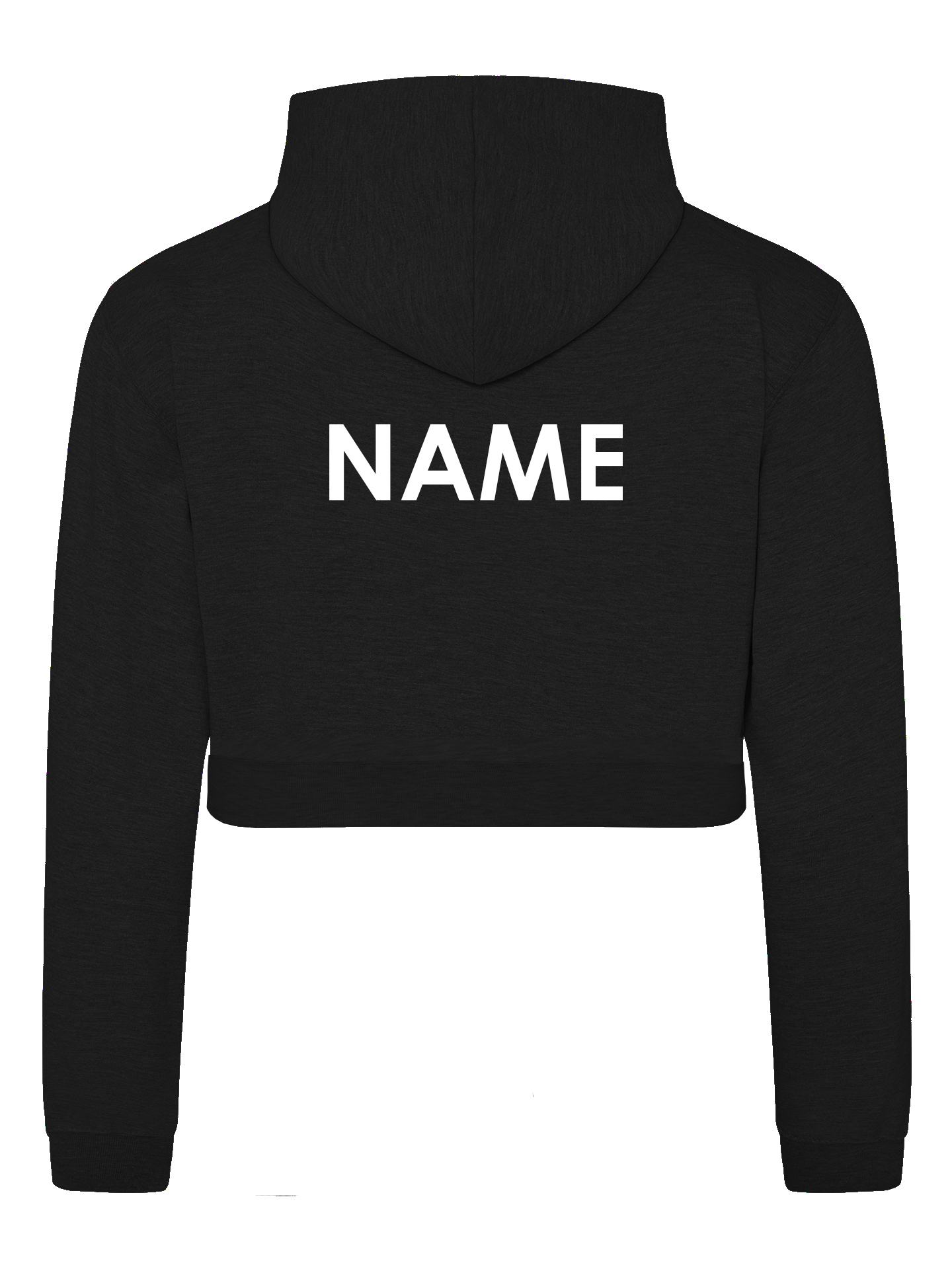 Little Theatre Company Black Cropped Hoodie - Image 2