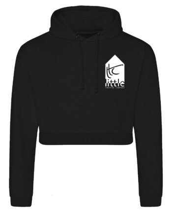 Little Theatre Company Black Cropped Hoodie