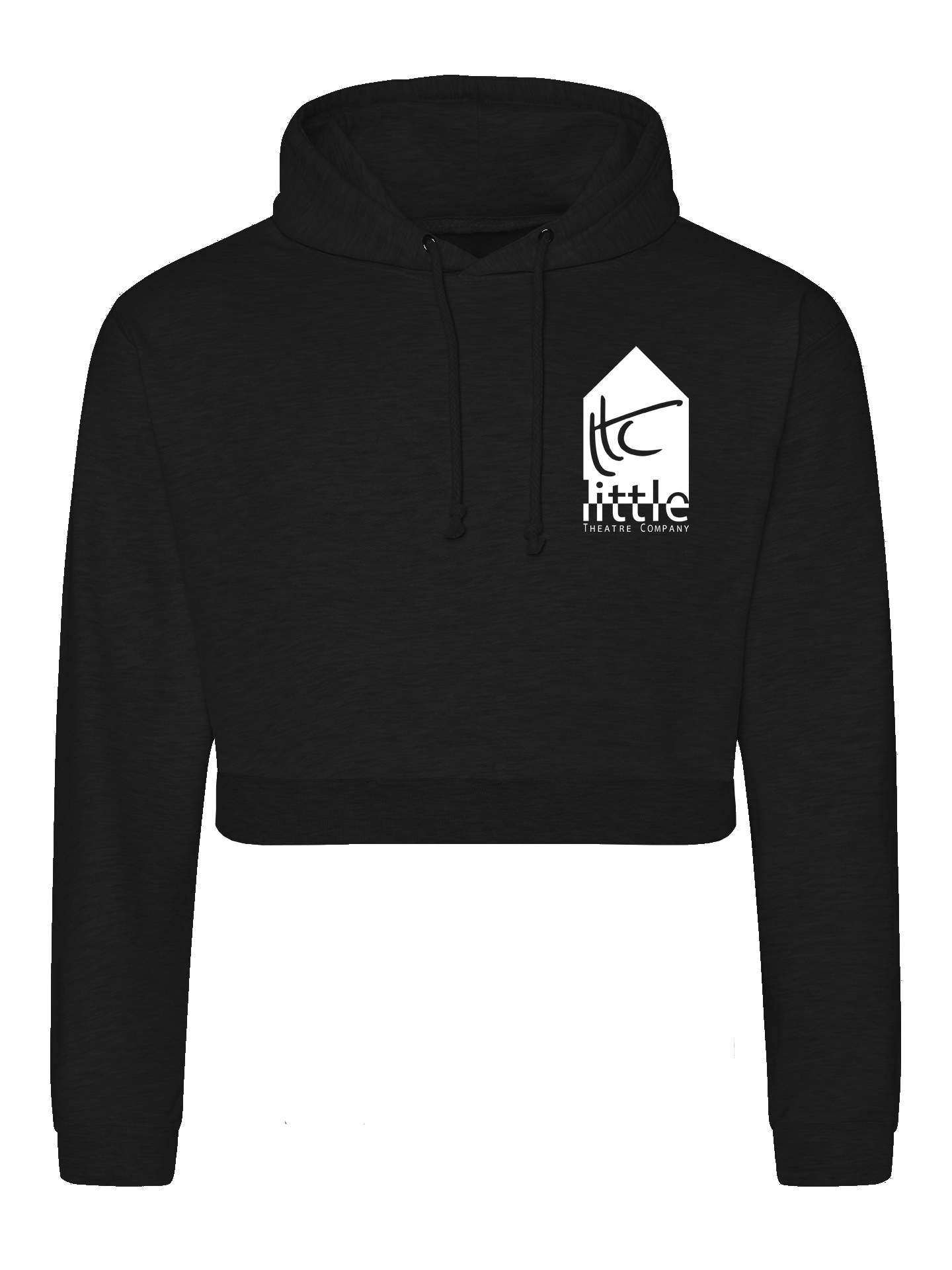 Little Theatre Company Black Cropped Hoodie