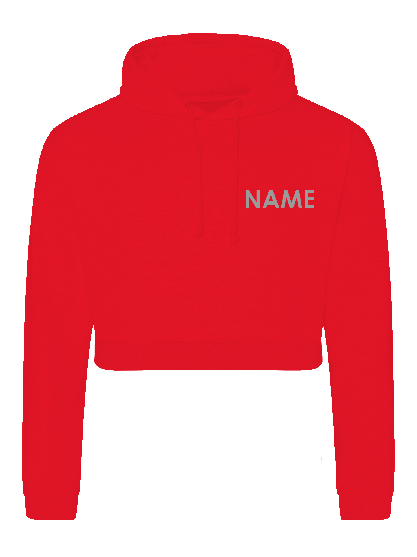 Flitecrew Trampoline & Cheer Club Red Cropped Hoodie - Image 2