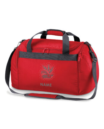 Flitecrew Trampoline & Cheer Club Red Holdall - Personalisation available.