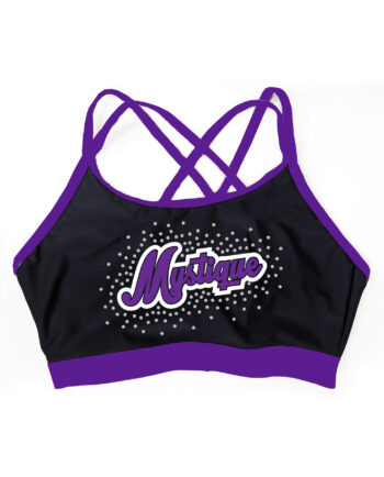 Mystique Cheer And Dance Custom Lycra Crop Top - **CUSTOM LYCRA 6-8 WEEK LEAD TIME**