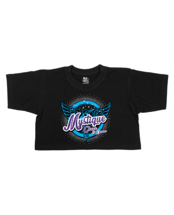 Mystique Cheer and Dance Rhinestone Cropped T-Shirt