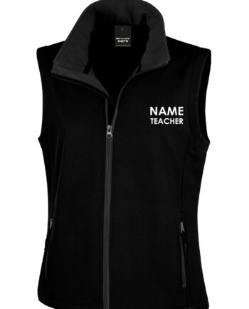 Nicky Jenks School of Dance Teachers Range Softshell Bodywarmer
