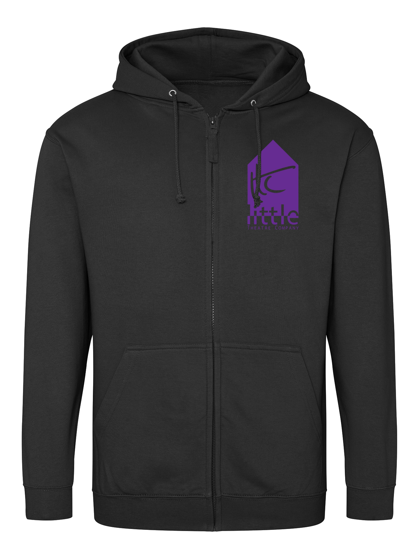 Little Theatre Company Black Zipped Hoodie - Image 2