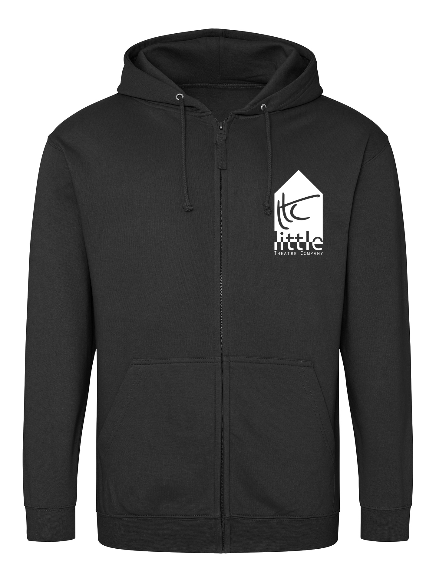 Little Theatre Company Black Zipped Hoodie