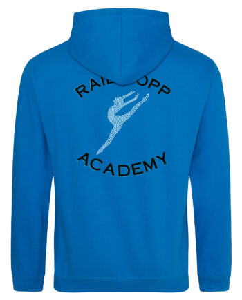 Raie Copp Academy Sapphire Blue Zipped Hoodie
