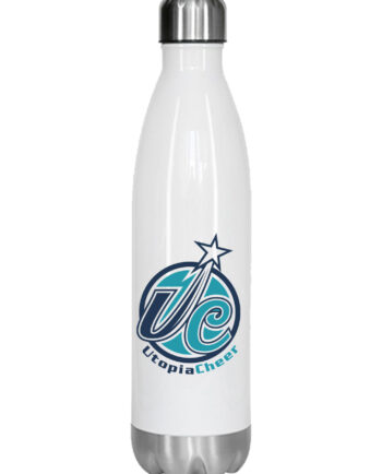 Utopia Cheer White Water Bottle