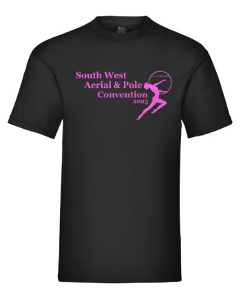 The South West Aerial & Pole Convention 2023 Aerial Dancer Slash Back T-Shirt