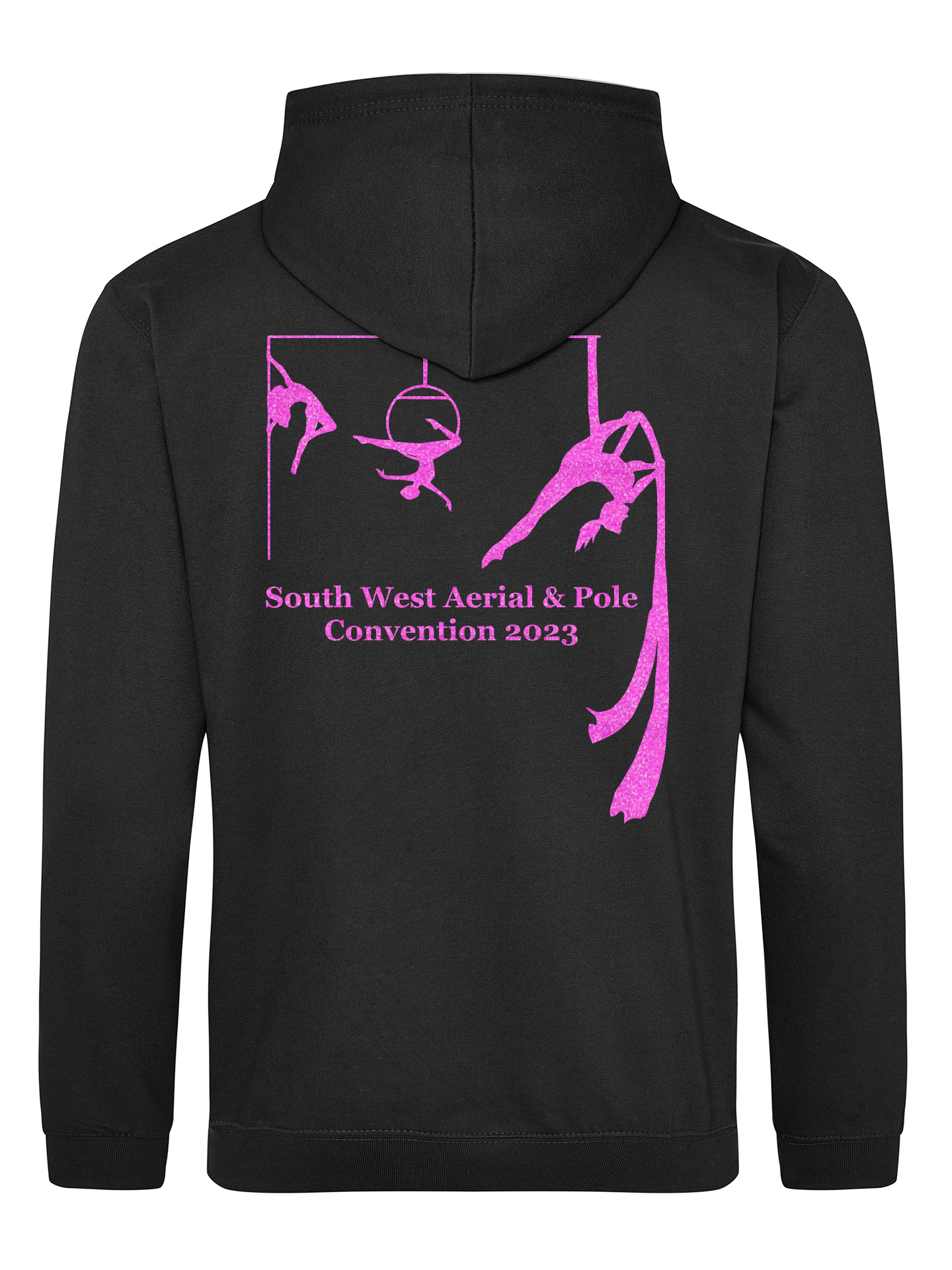 The South West Aerial & Pole Convention 2023 Aerial Dancer Varsity Pullover Hoodie - Image 2