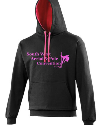 The South West Aerial & Pole Convention 2023 Pole Dancer Varsity Pullover Hoodie