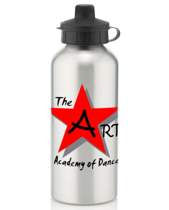 The Arts Academy Of Dance Silver Water Bottle