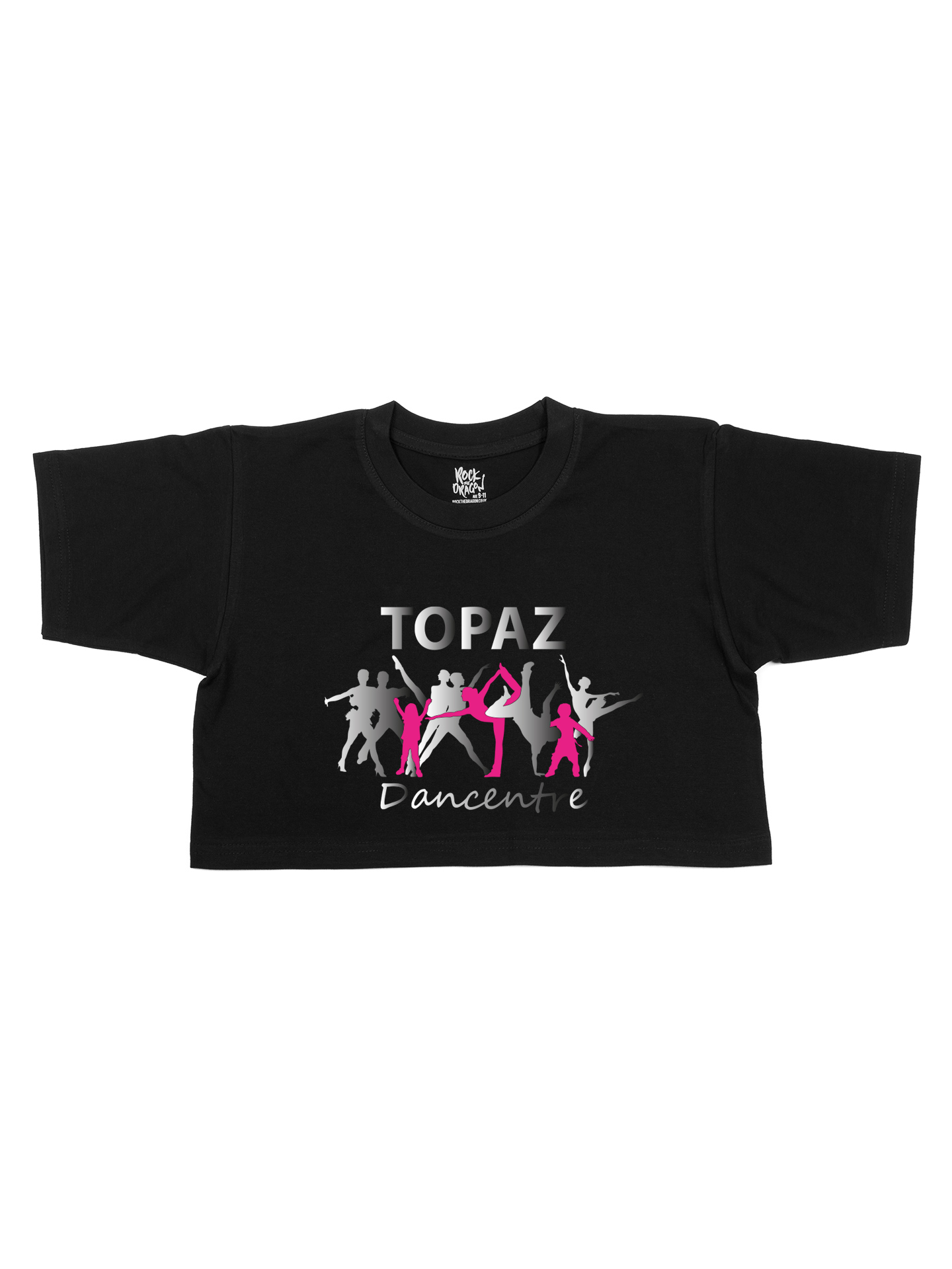 Topaz Dance Centre Crop T-Shirt - Image 3