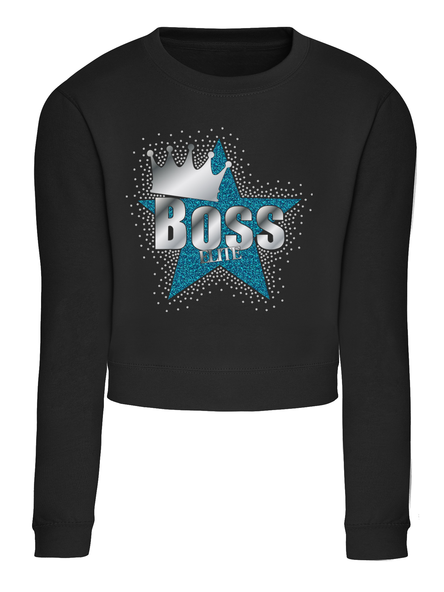 Boss Elite Crop Sweatshirt - Image 3