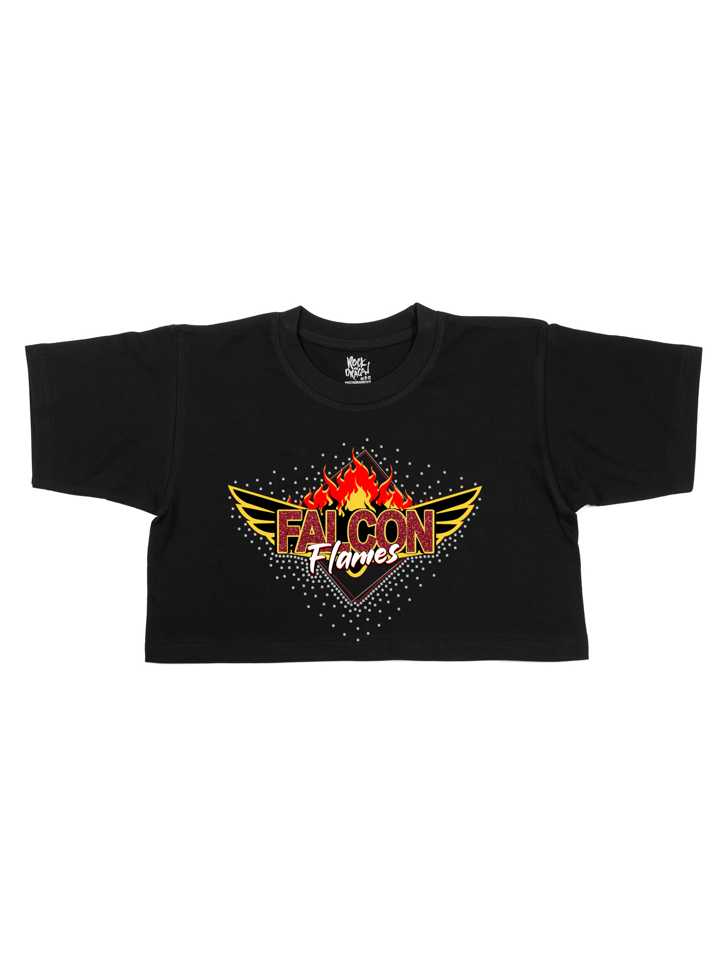 Falcon Flames Crop T-Shirt