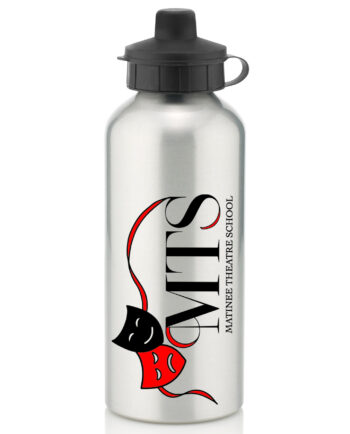 Matinee Theatre School Silver Water Bottle