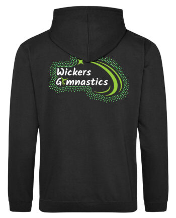 Wickers Gymnastics Rhinestone Zipped Hoodie
