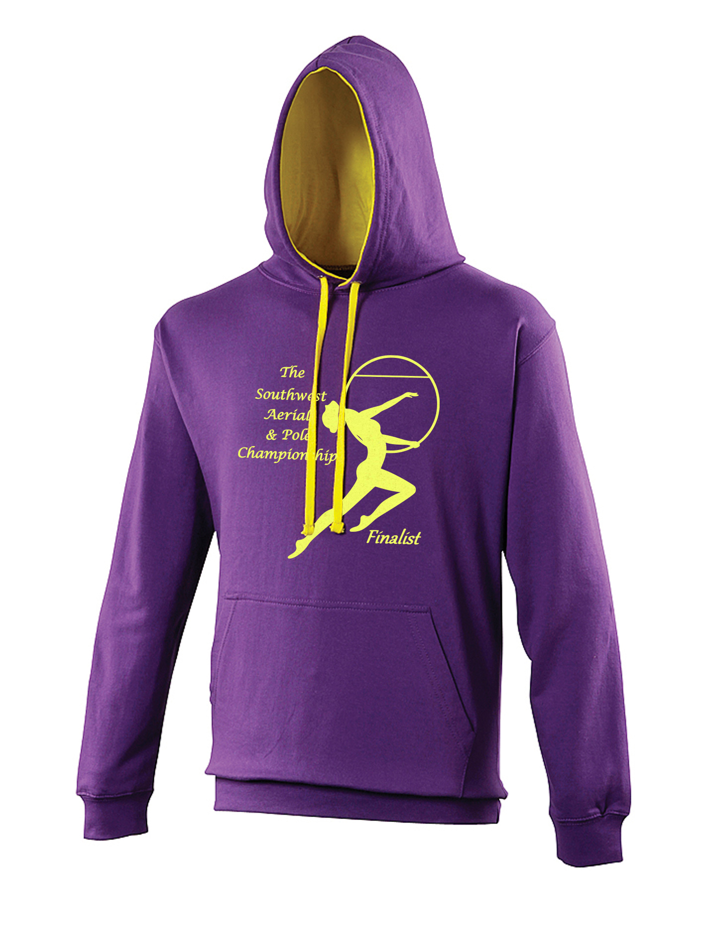 The South West Aerial And Pole Convention Pullover Hoodie HOOP FINALIST