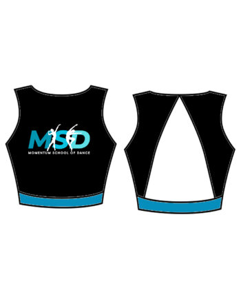 Momentum School Of Dance Custom Lycra Crop Top - **CUSTOM LYCRA 6-8 WEEK LEAD TIME**